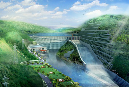 陵城老挝南塔河1号水电站项目